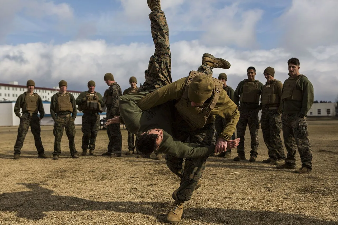 Marine martial clearance arts belt