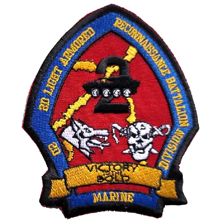 2nd Light Armored Recon Bn (2nd LAR) Patch - Devil Dog Depot