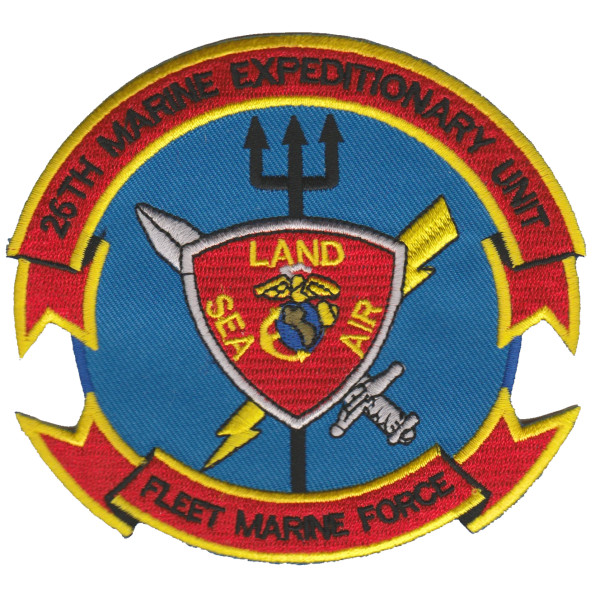 26th Marine Expeditionary Unit (MEU) Fleet Marine Force Patch - Devil ...