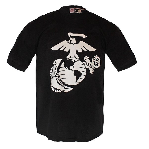 Eagle, Globe And Anchor Black T-shirt - Devil Dog Depot