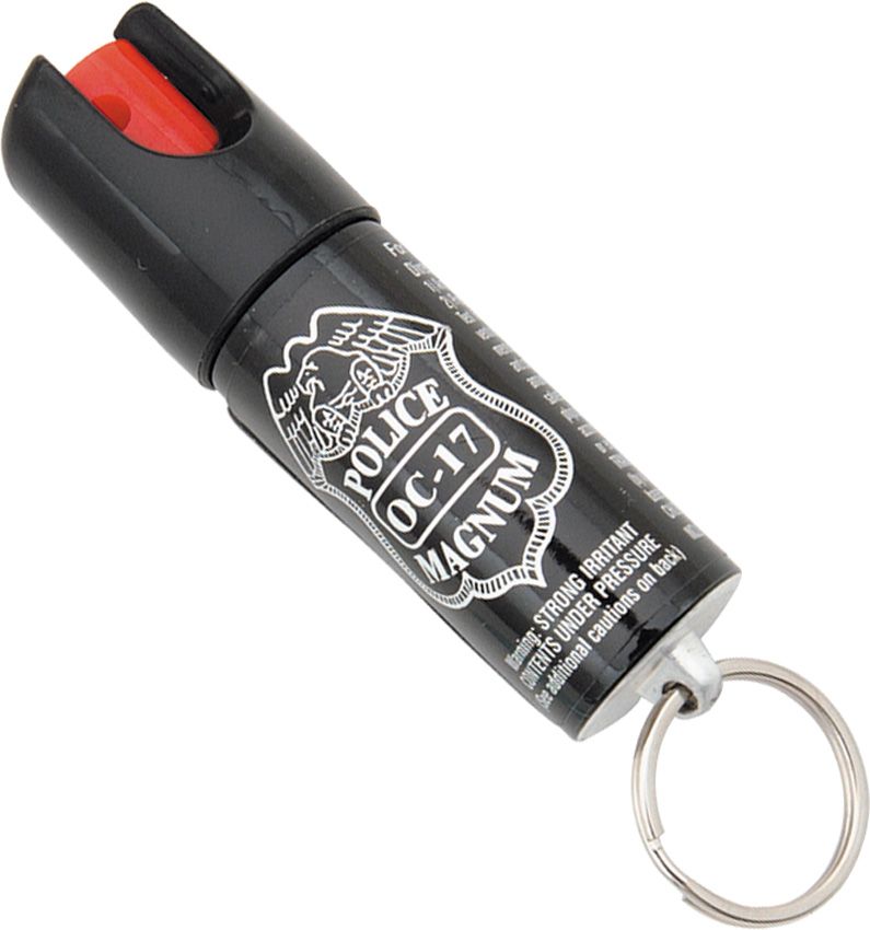 Police Magnum Keychain Pepper Spray - Devil Dog Depot
