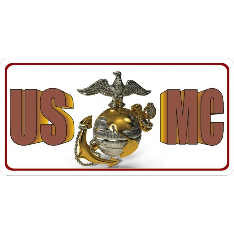 USMC EGA License Plate - Devil Dog Depot