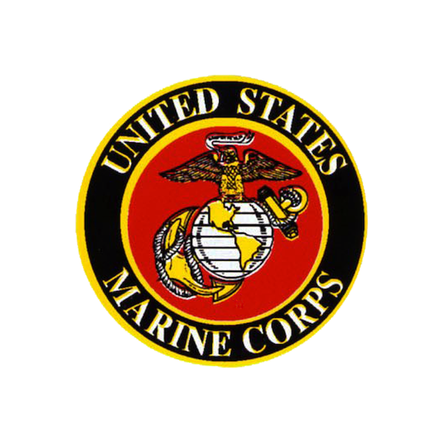 USMC Emblem Stickers (Set Of 6) - Devil Dog Depot