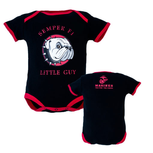 USMC Semper Fi Little Guy Onesie Devil Dog Depot