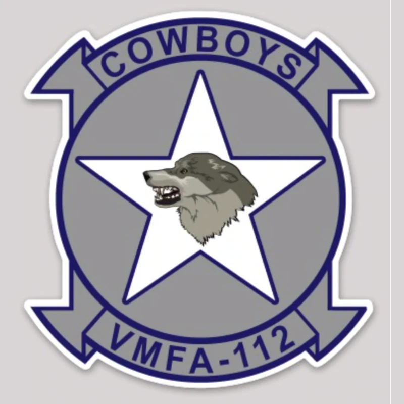 VMFA-112 Cowboys 2019 Tan Patch Plastic Backing