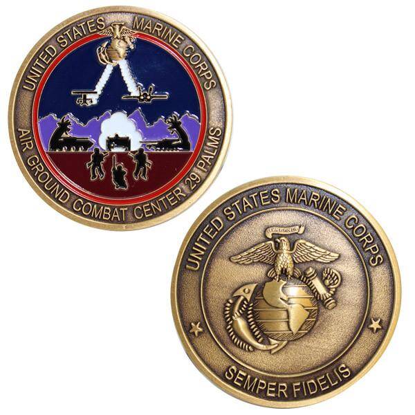 Marine Air Ground Combat Center 29 Palms Coin - Devil Dog Depot