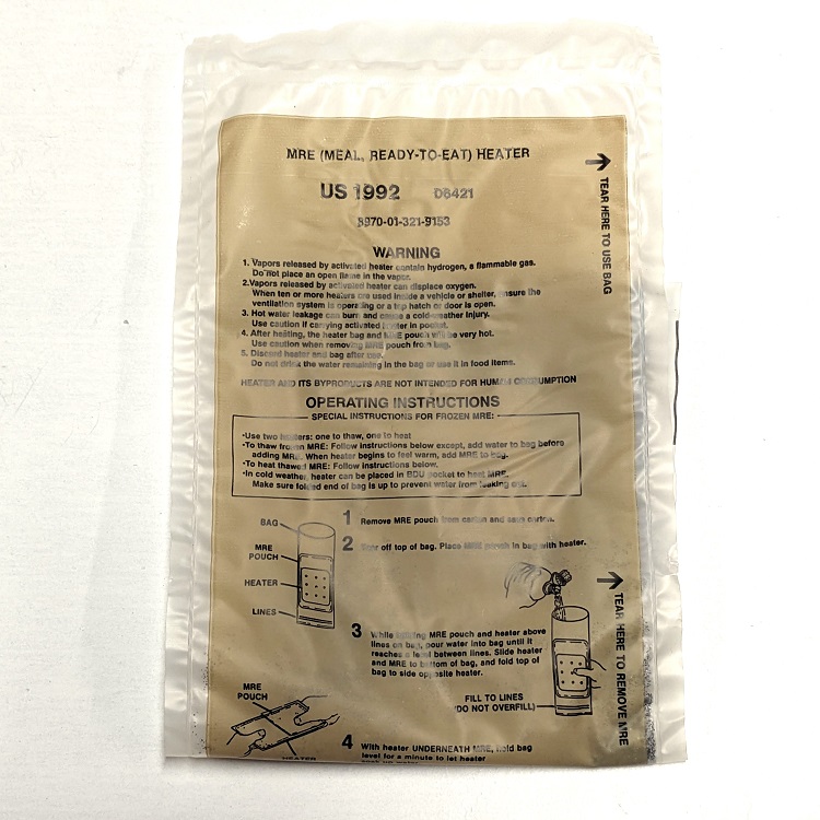 Convenient Fast Self Heating Army Food Pack with Sauce Beef - China Mre  Food, Instant Rice | Made-in-China.com